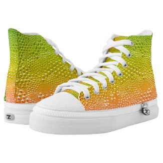 Water Droplets Texture-Colorful Gradient Printed Shoes