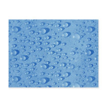 Water drops postcards
