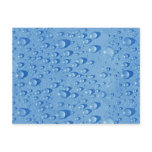 Water drops post card