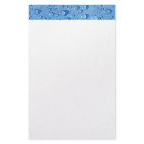 Water drops stationery design