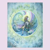 Water Element Fairy Poster Print by Molly Harrison