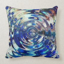 WATER Element Ripple Pattern Pillow