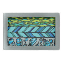 Water Elements Belt Buckle