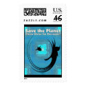 Water Fairy Save the Planet Clean Water for Everyo postage