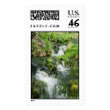 Water Fall in Stream postage