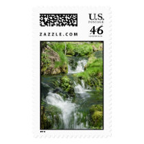 Water Fall in Stream postage