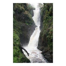 Water falls fast postcard
