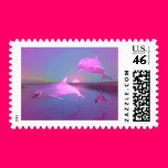 Water Fantasy Flying Dolphins stamps