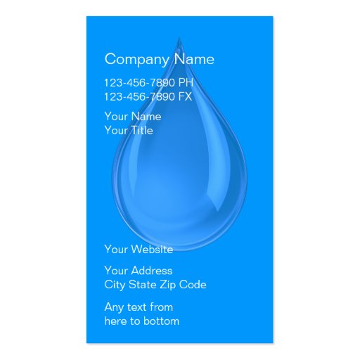 water-filter-system-business-cards-zazzle