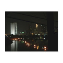 Water/Fire, Columbus, Ohio Postcard by hopefulone Water/Fire, Columbus, Ohio Postcard