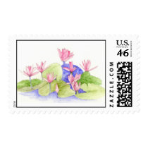 Water Flowers Stamp by floatinglemons Water Flowers Stamp