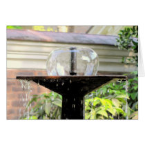 Water Fountain "Garden of Dreams" in Nepal Cards