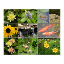 water garden collage posters by ssensations water garden collage posters