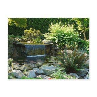 Water Garden postcard