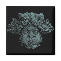 Water Gargoyle - Magnet #1 by bontondesigns Water Gargoyle - Magnet #1