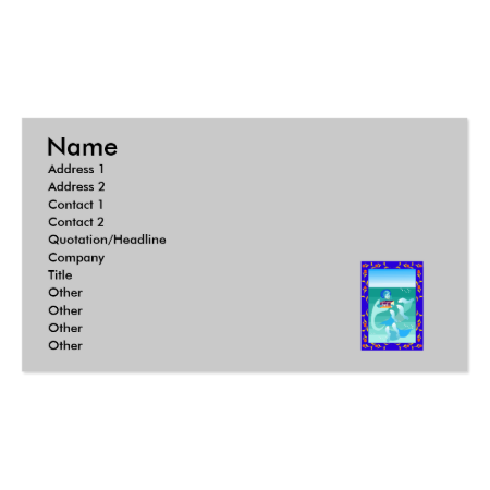 Water Genie Business Card Templates