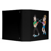 Water Gun Fight 3 Ring Binder