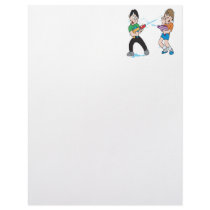 Water Gun Fight Letterhead Template