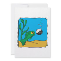 Water Hazard Custom Invitation