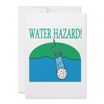 Water Hazard Custom Invites