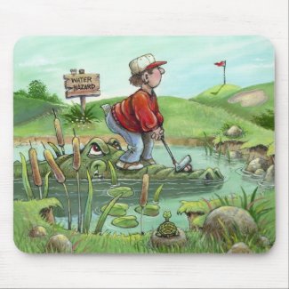 Water Hazard Mouse Pad