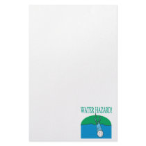 Water Hazard Custom Stationery