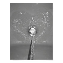 WATER heART 3 (b&w cropped) posters by courtjester WATER heART 3 (b&w cropped) posters