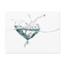 water heart postcard