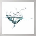 water heart poster