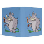 water hose elephant cartoon binders