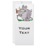 water hose elephant cartoon rack cards