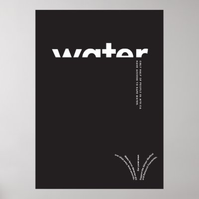 Water in Africa Poster by lunchwithcandy