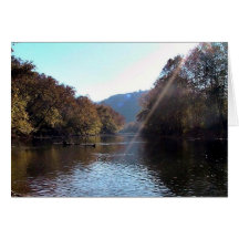 Water in clinch greeting card