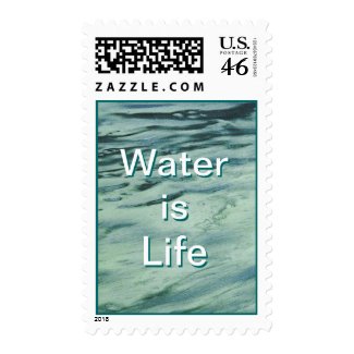 Water is Life Postage Stamps stamp