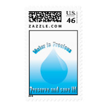 Water is precious postage