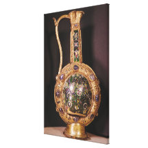 Water jug presented to Charlemagne Gallery Wrapped Canvas