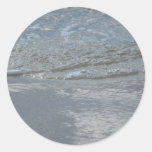 Water Lapping on the Beach Sticker