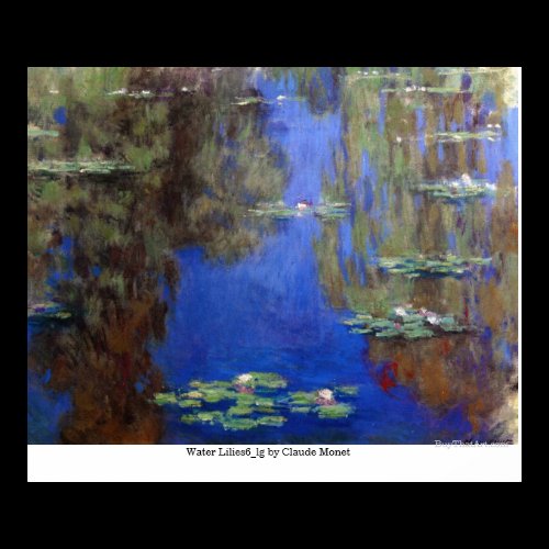 Water Lilies6_lg by Claude Monet Print