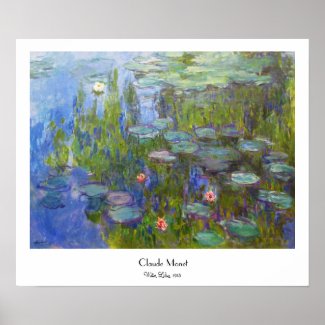 Water Lilies, 1915 Claude Monet cool, old, master, Posters