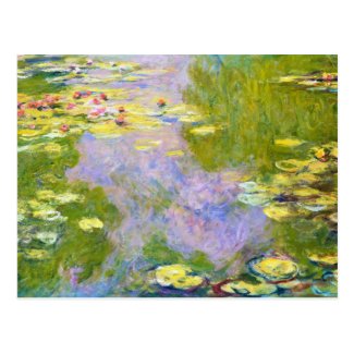 Water Lilies, 1919 Claude Monet Post Cards