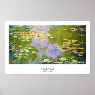 Water Lilies, 1919 Claude Monet Print