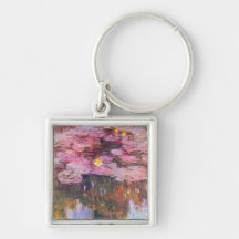 Water Lilies 3 Key Chains