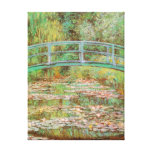 Water Lilies and Japanese Bridge Monet Fine Art Canvas Print