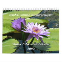 Water Lilies and Lotuses calendars