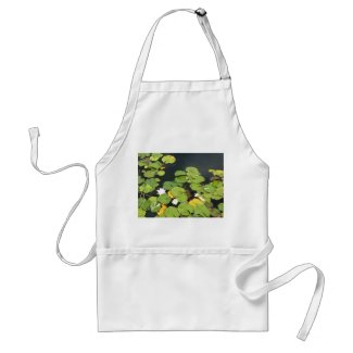 Water lilies apron