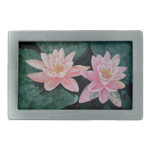 Water Lilies Belt Buckles