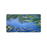Water Lilies by Claude Monet Address Label