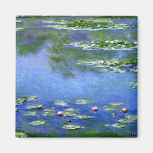 Water Lilies by Claude Monet Fridge Magnet