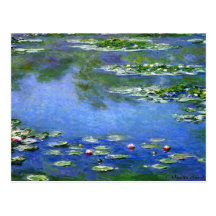 Water Lilies by Claude Monet Postcards