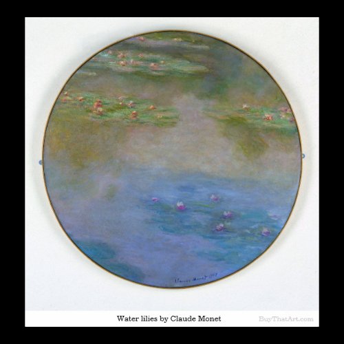 Water lilies by Claude Monet Print